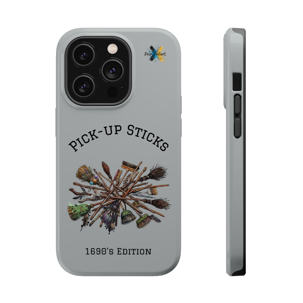 1690's Pick-Up-Sticks, Salem Witch's Brooms Phone Case