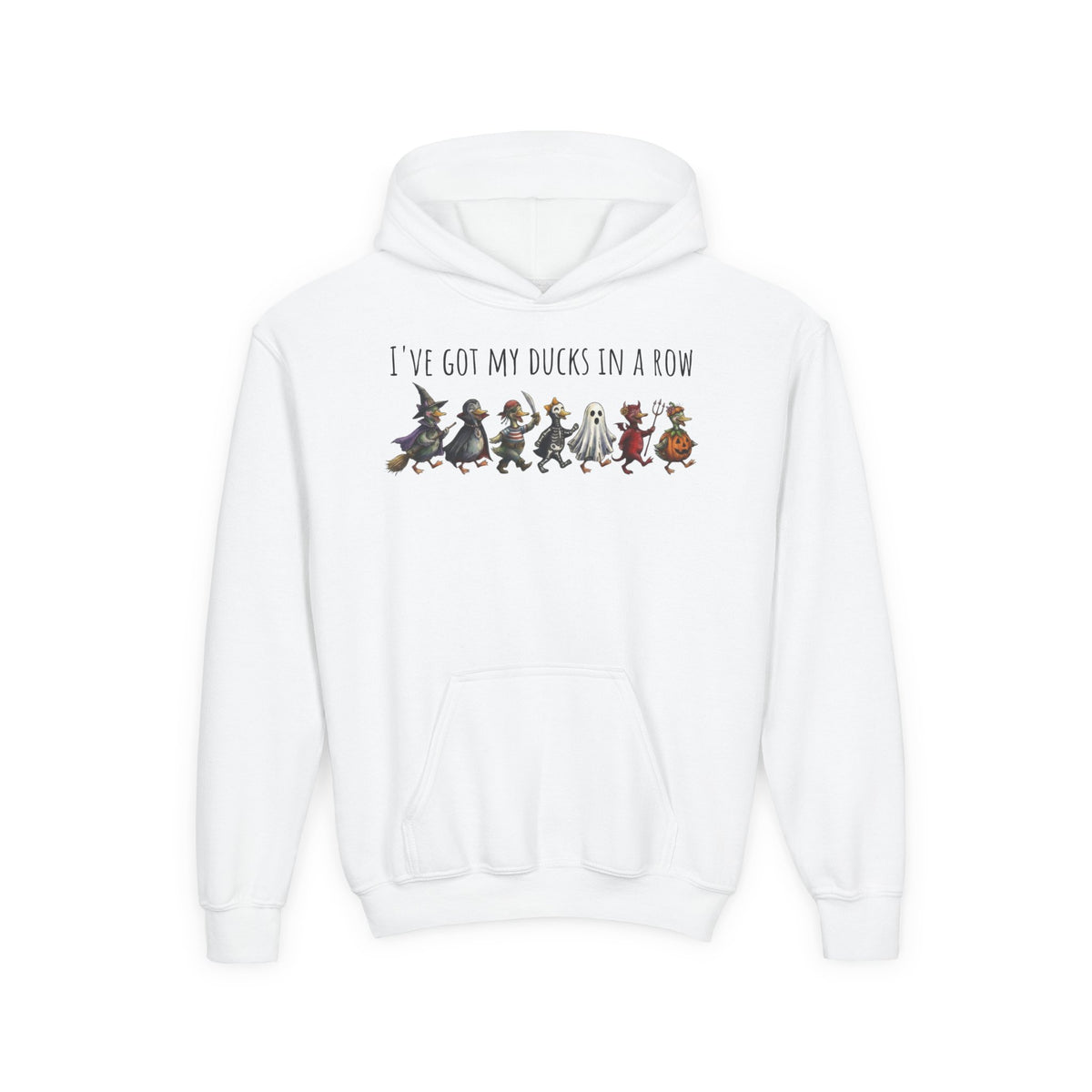 I've Got My Ducks In a Row Halloween Kid's Hoodie