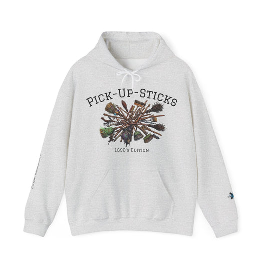 1690's Pick-Up-Sticks, Salem Witch's Brooms Hoodie