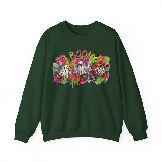 Ghost Bees Witty Halloween 90's Vibe Sweatshirt