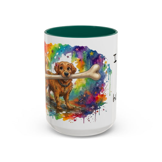 I Found This Humerus Colorful Dog Mug