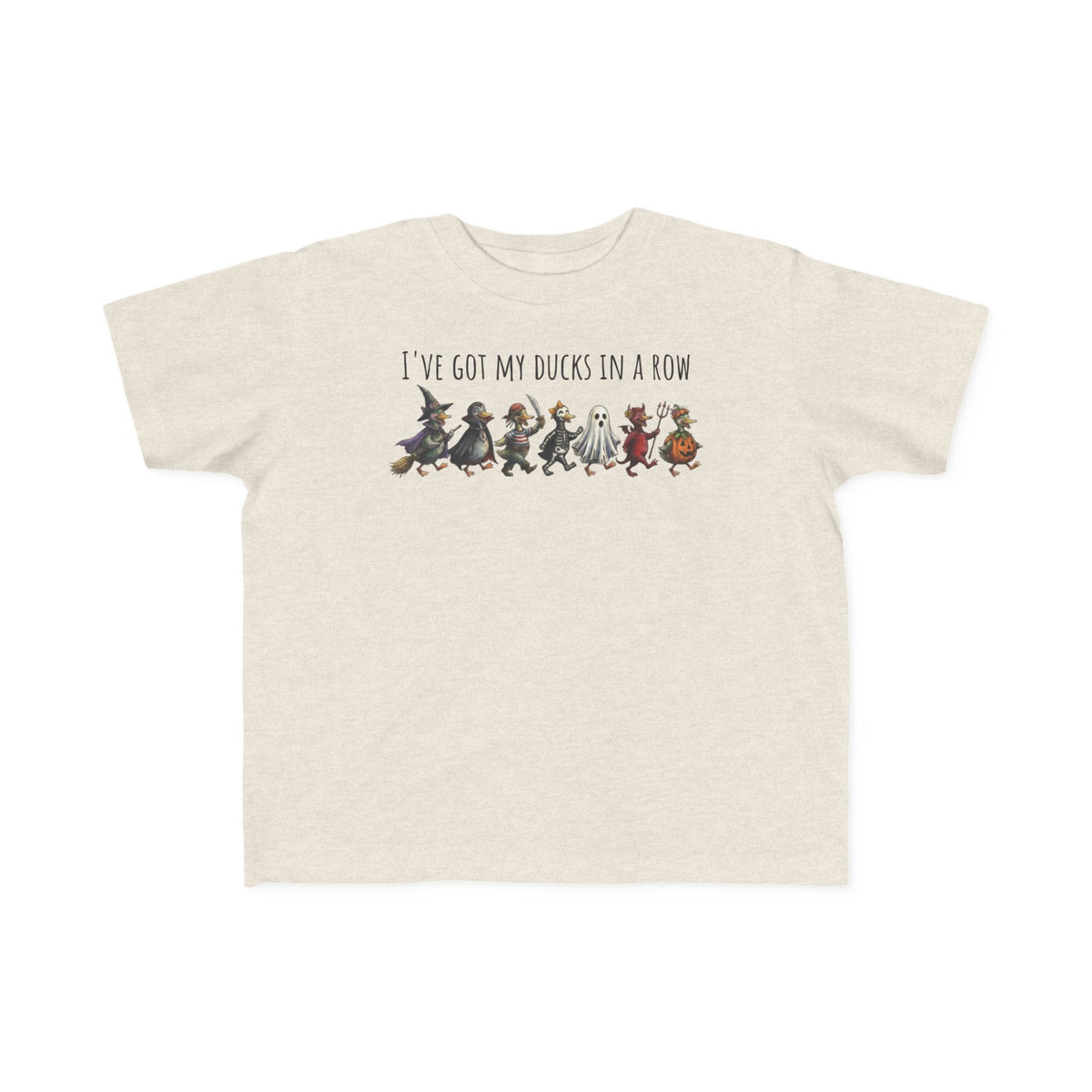 I've Got my Ducks in a Row, Halloween Toddler T-Shirt