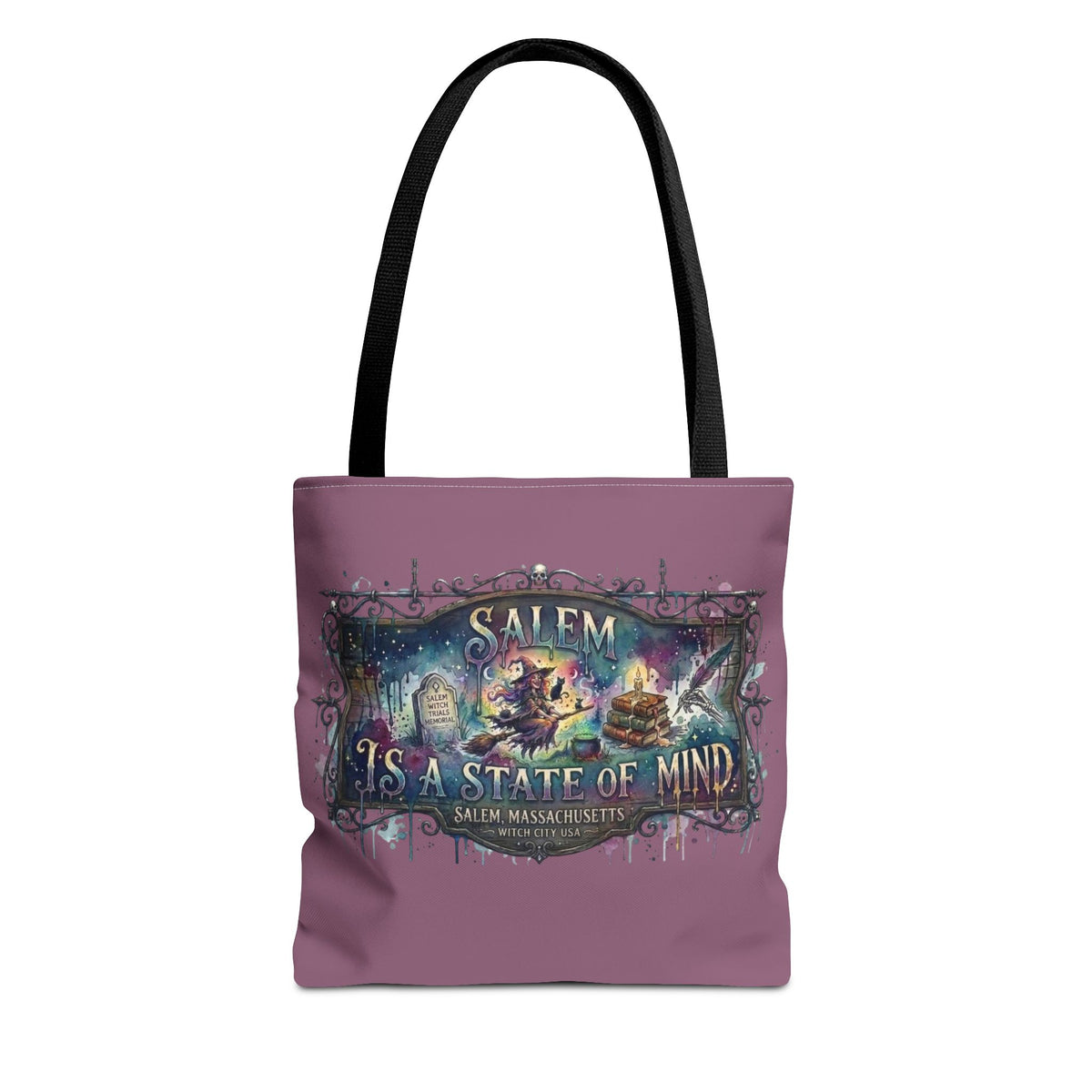 Salem Is a State of Mind, Witchy Vibes Salem, Mass. Everyday Tote Bag
