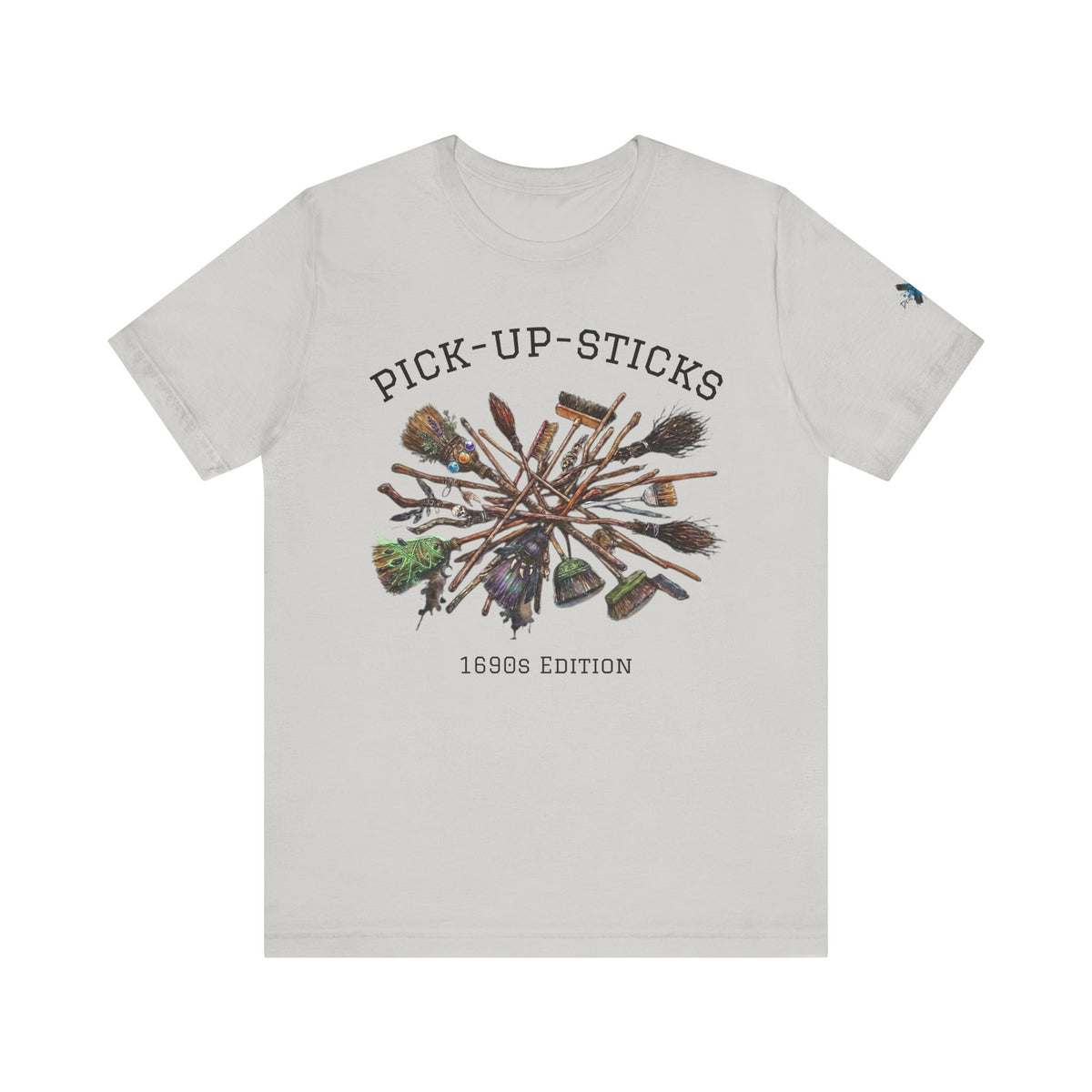 1690's Pick-Up-Sticks, Salem Witch's Brooms T-Shirt