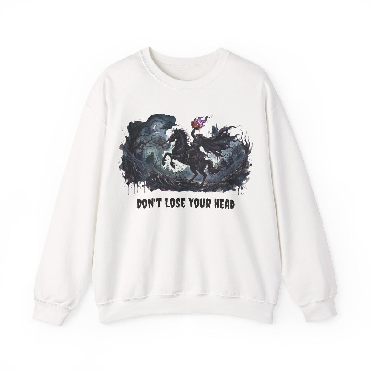 Don't Lose Your Head, Sleepy Hollow Headless Horseman Adult Sweatshirt