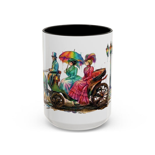 Catch Me Riding Dirty Victorian Carriage Coffee Mug