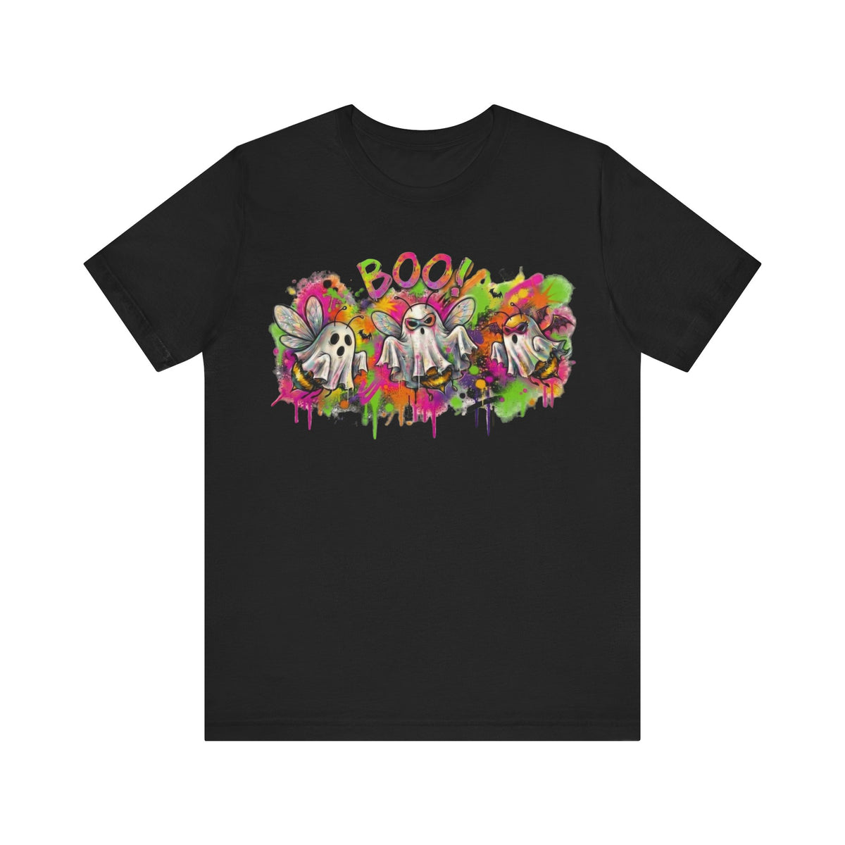 Ghost Bees Witty Halloween 90's Vibe T-Shirt