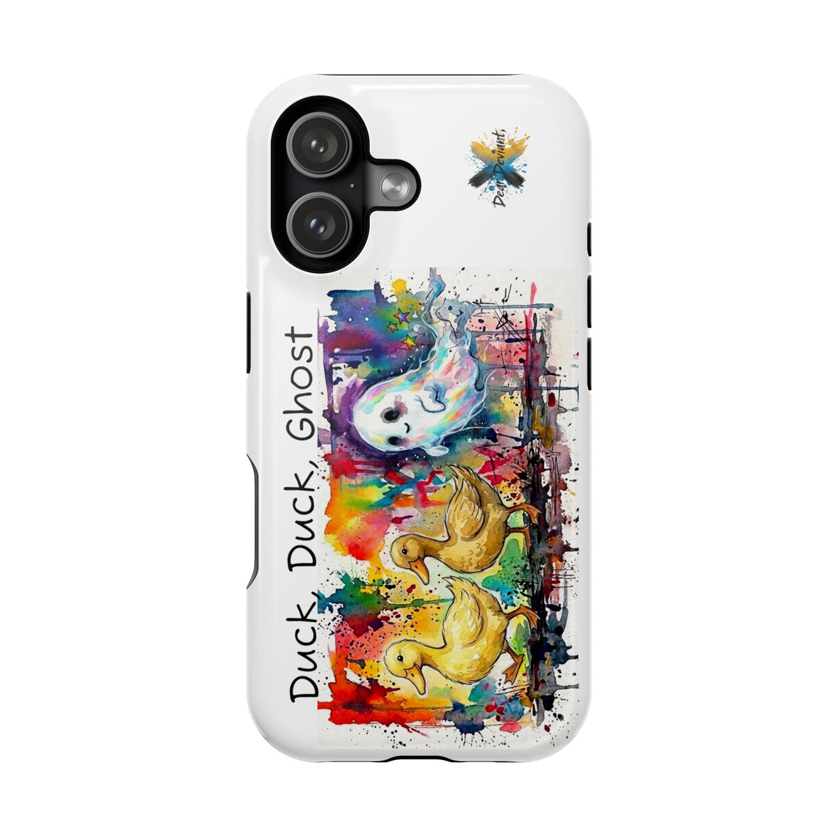 Duck, Duck, Ghost Colorful Phone Case