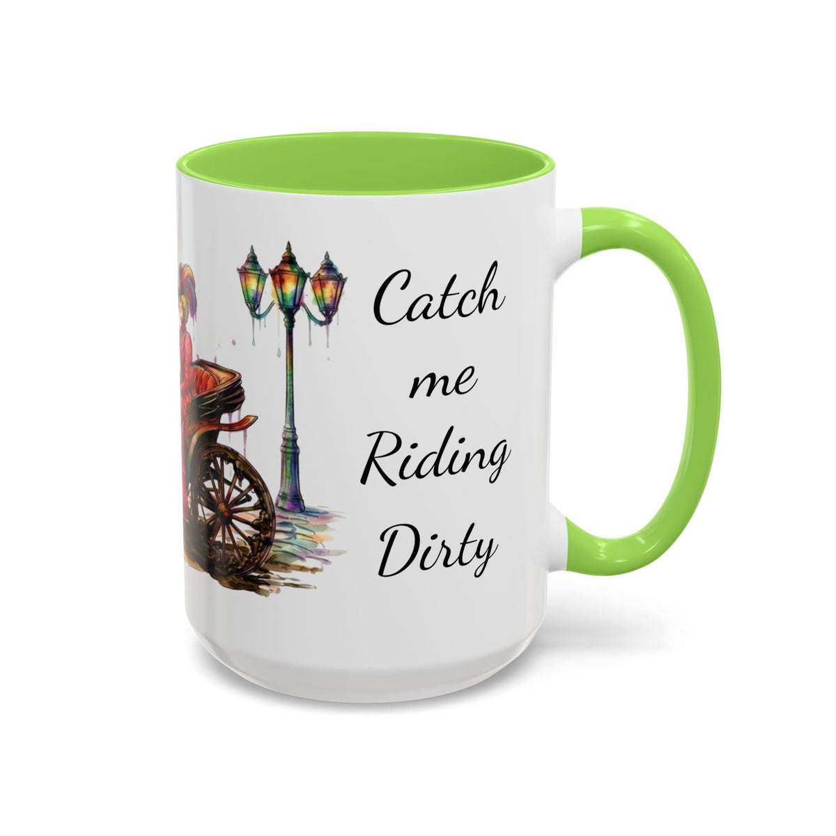 Catch Me Riding Dirty Victorian Carriage Coffee Mug