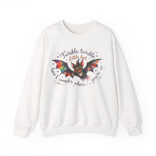 Twinkle Twinkle Little Bat, Alice in Wonderland, Dark Academia Adult Sweatshirt