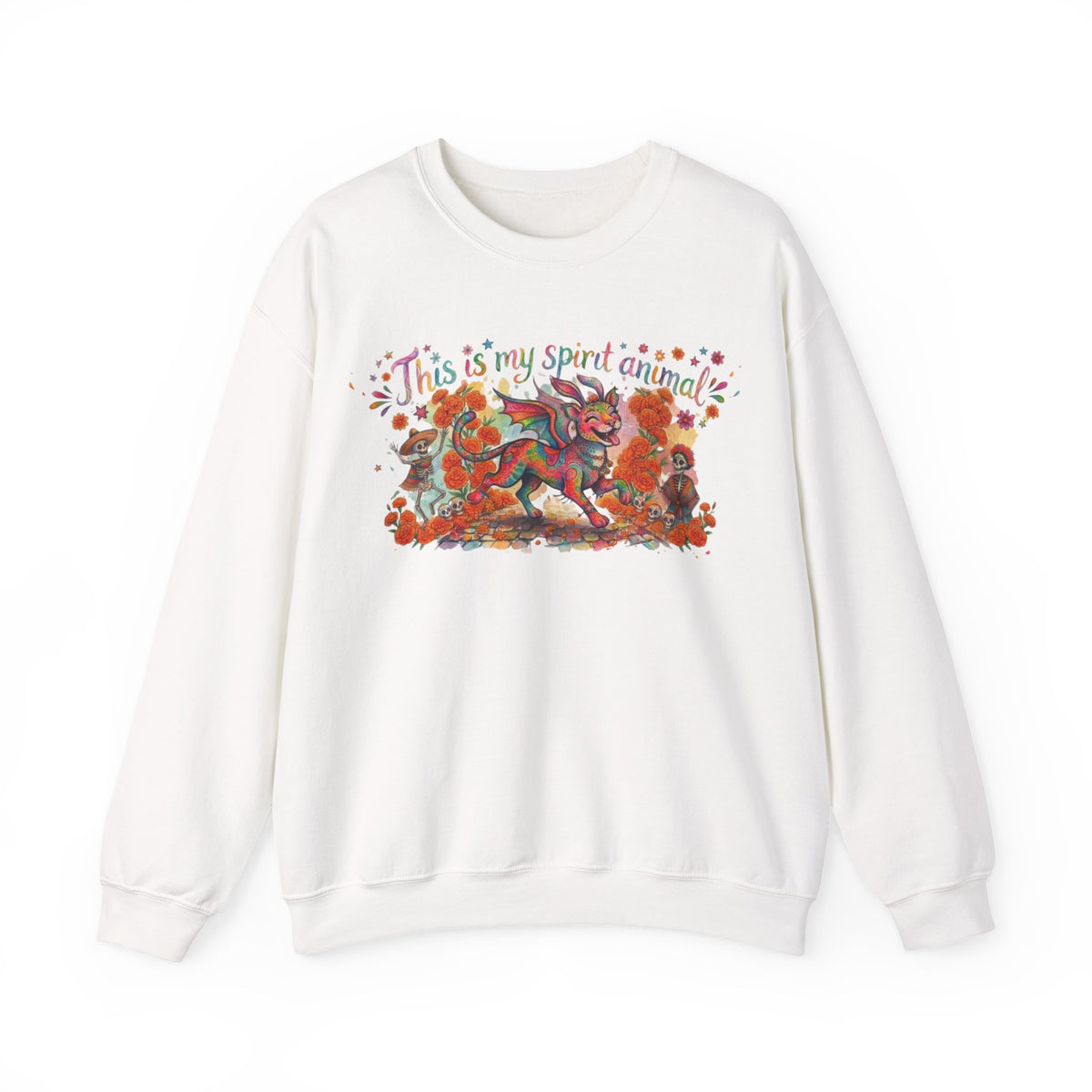 This is My Spirit Animal Day of the Dead Sweatshirt | Dia de los Muertos Alebrije Pullover