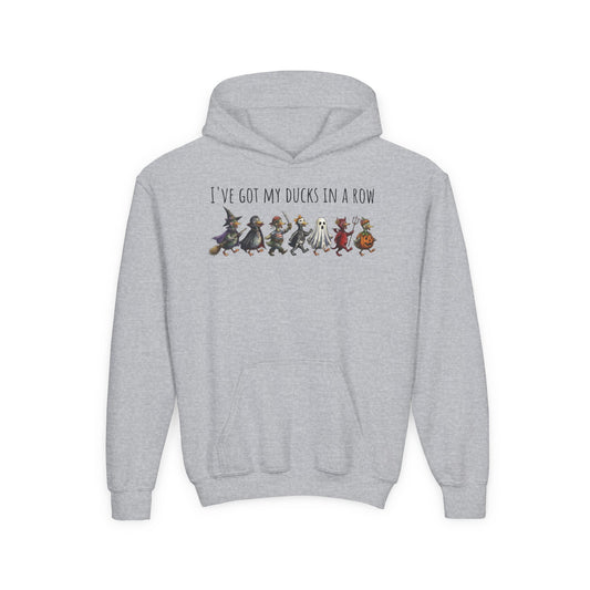 I've Got My Ducks In a Row Halloween Kid's Hoodie