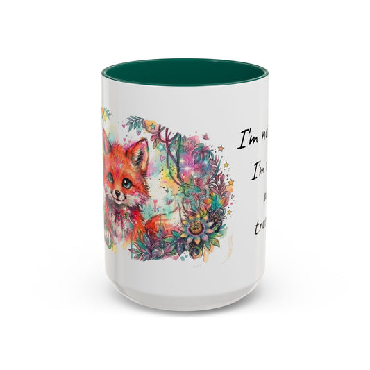 I'm Not Staring, I'm Thinking About True Crime Fox Mug