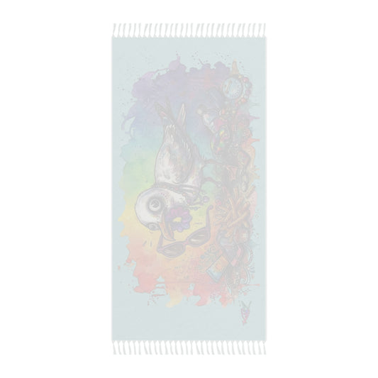 In my Defense, I was Left Unsupervised - Funny Colorful Seagull Beach Towel