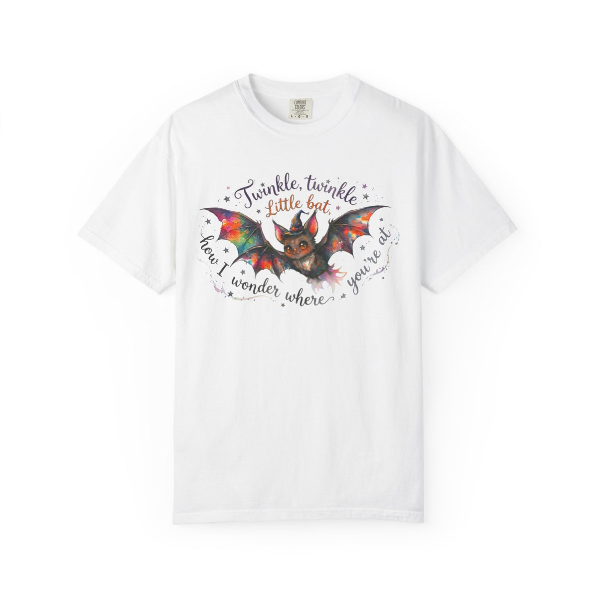 Twinkle Twinkle Little Bat, Alice in Wonderland, Dark Academia Adult T-Shirt