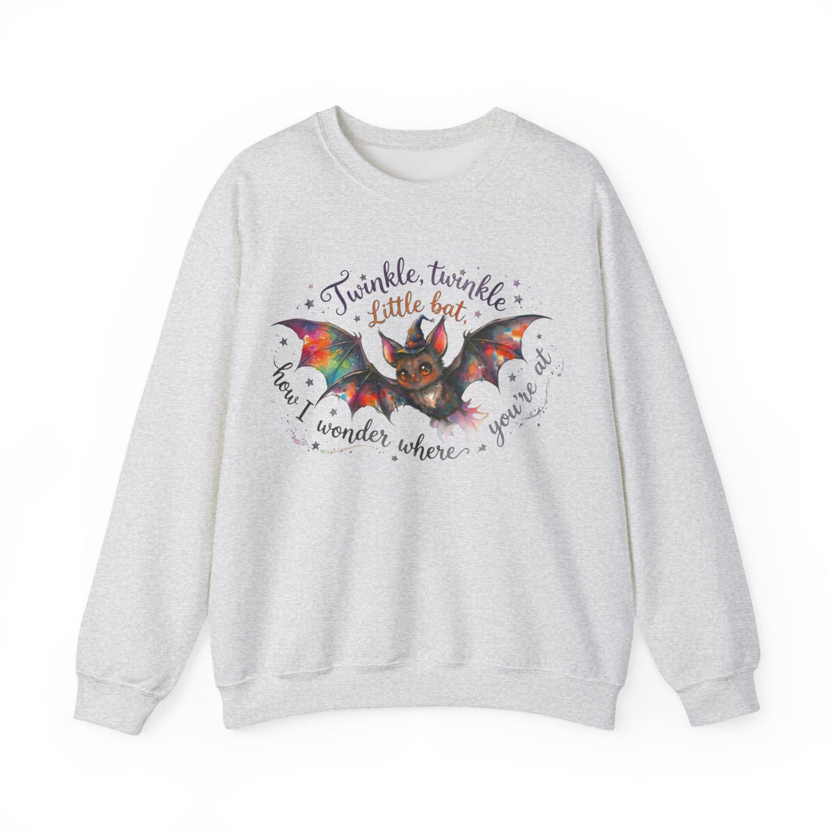 Twinkle Twinkle Little Bat, Alice in Wonderland, Dark Academia Adult Sweatshirt