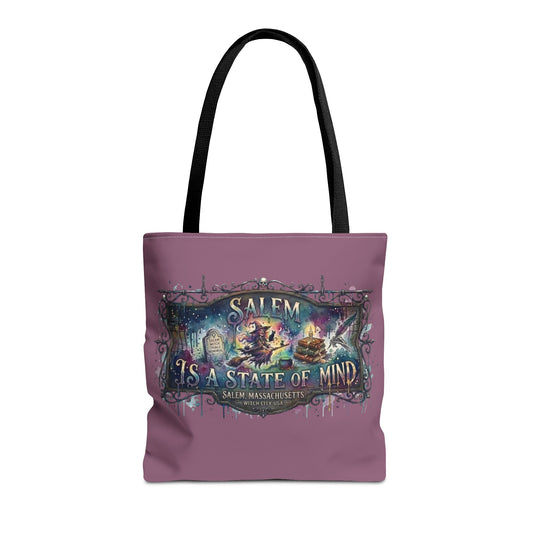 Salem Is a State of Mind, Witchy Vibes Salem, Mass. Everyday Tote Bag