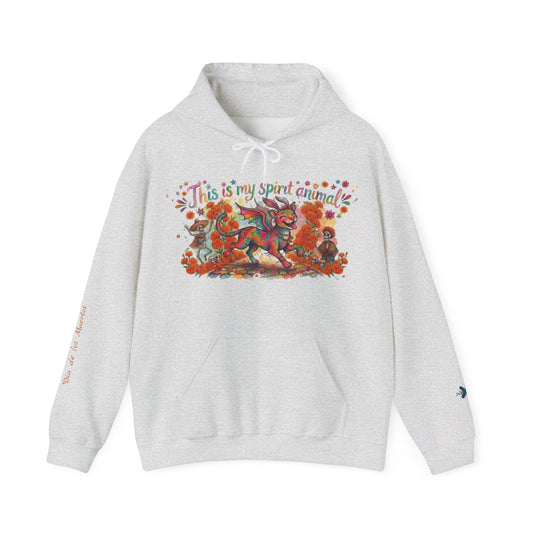 This is My Spirit Animal, Day of the Dead Hoodie | Dia de los Muertos Alebrije Sweatshirt